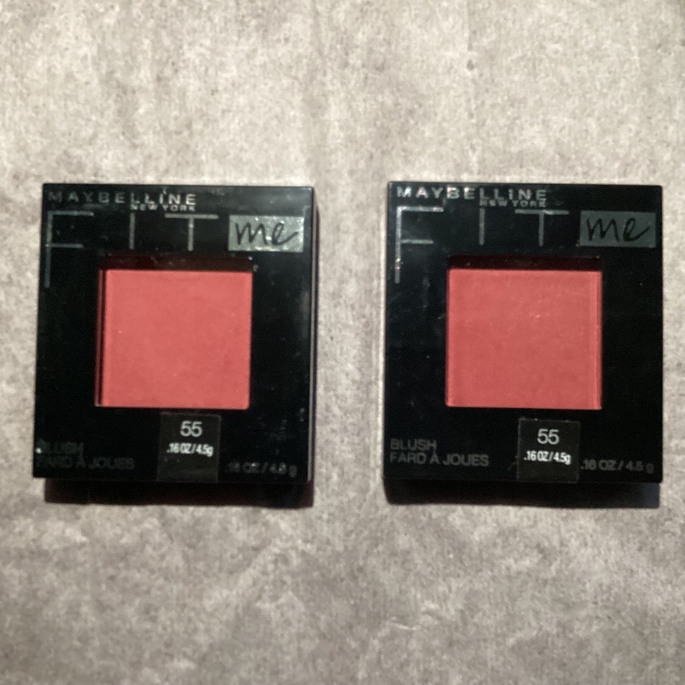 Maybelline Fit Me Blush 55 Berry Bundle New